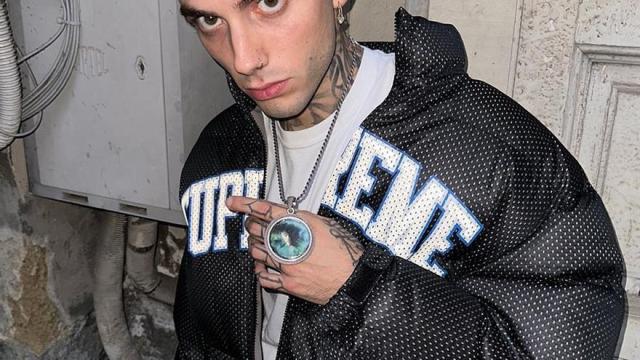 El rapero italiano Tony Boy, detenido en Milán por posesión de drogas y tenencia ilegal de armas.