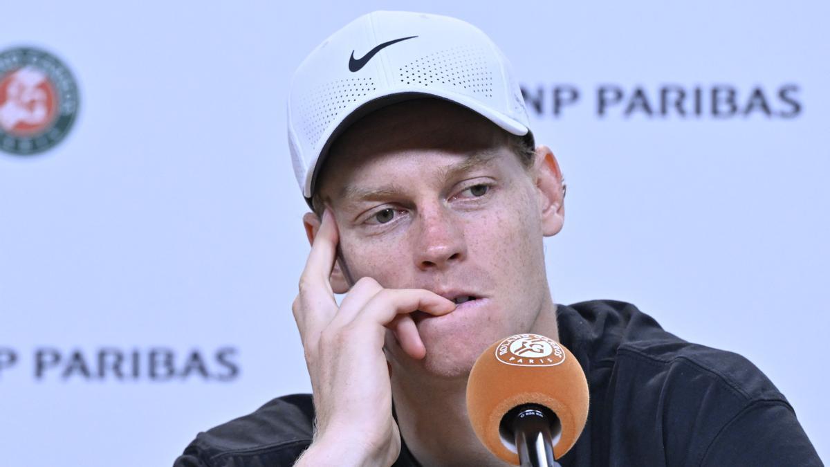 Jannik Sinner, durante una rueda de prensa.