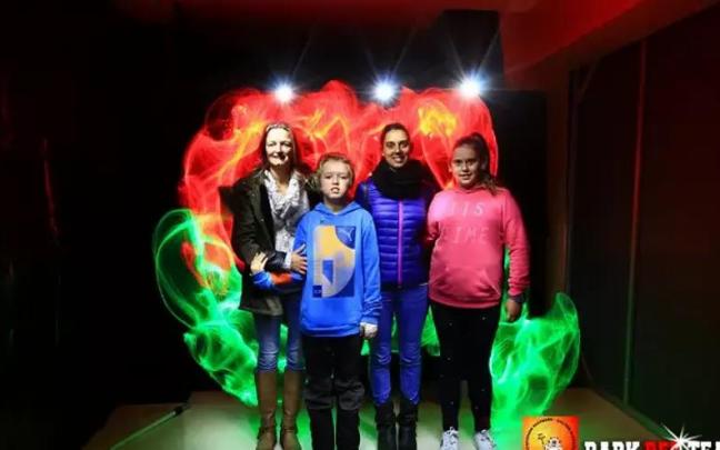 Foto realizada en el Pasaje del Terro del pasado año por el grupo Dark Red Team.