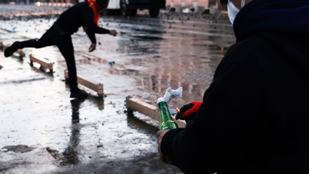 Protestas en Albania.