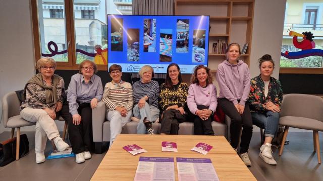 Presentación de las medidas de prevención contra la violencia machista durante las fiestas de San Pedro y San Marcial en la Casa de las Mujeres