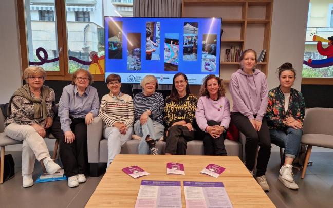 Presentación de las medidas de prevención contra la violencia machista durante las fiestas de San Pedro y San Marcial en la Casa de las Mujeres