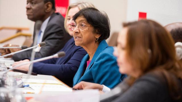 La jurista sudafricana Navi Pillay.