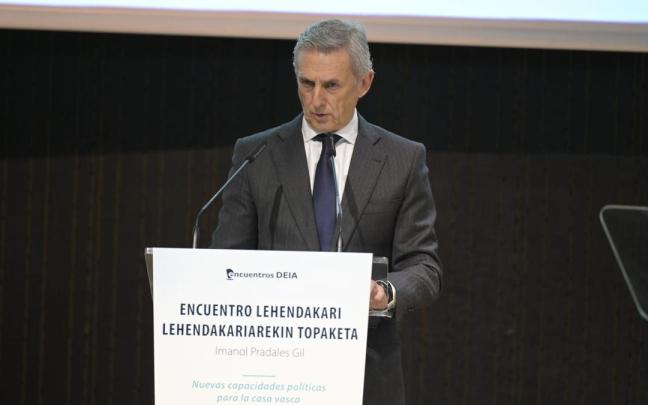 Kepa Badiola, durante el encuentro celebrado este miércoles.