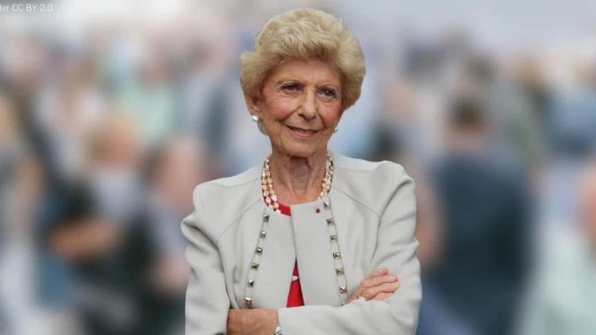 La historiadora francesa Hélène Carrère d'Encausse, galardonada con el Premio Princesa de Asturias de Ciencias Sociales 2023.