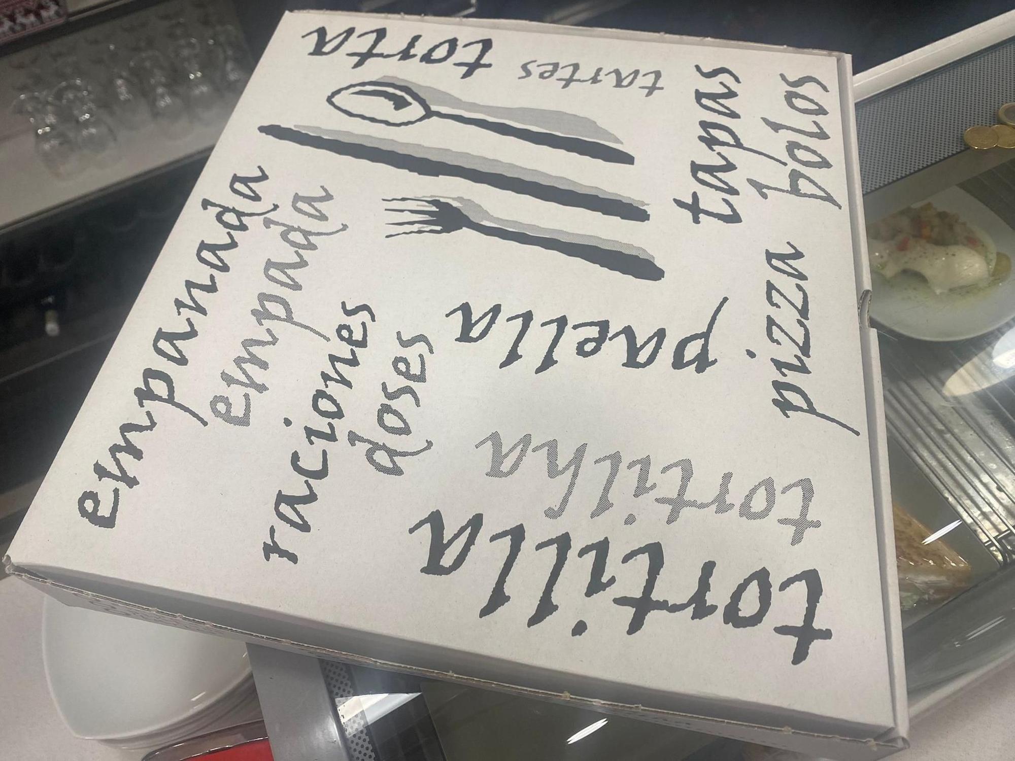 Tortillas para llevar en el bar El Mojito.