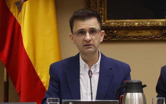 El presidente de RTVE, José Pablo López, durante la Comisión Mixta de Control Parlamentario de la Corporación RTVE.