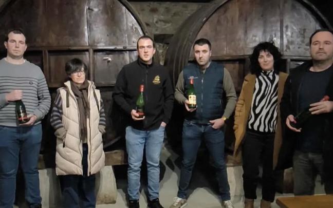 Presentación de la temporada del txotx de Andoain.