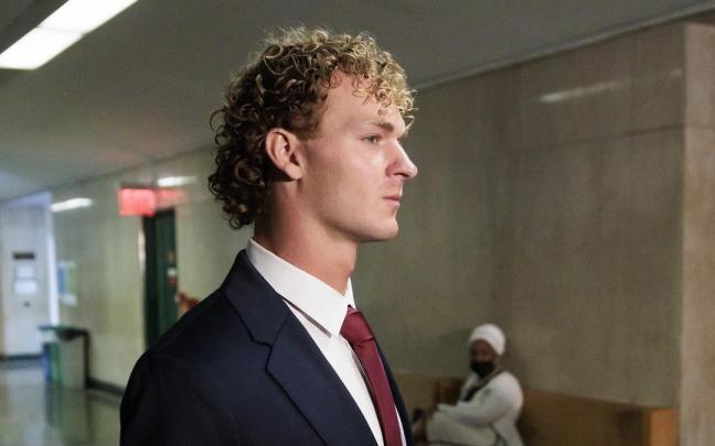 Daniel Penny a su llegada a la Corte de Manhattan.