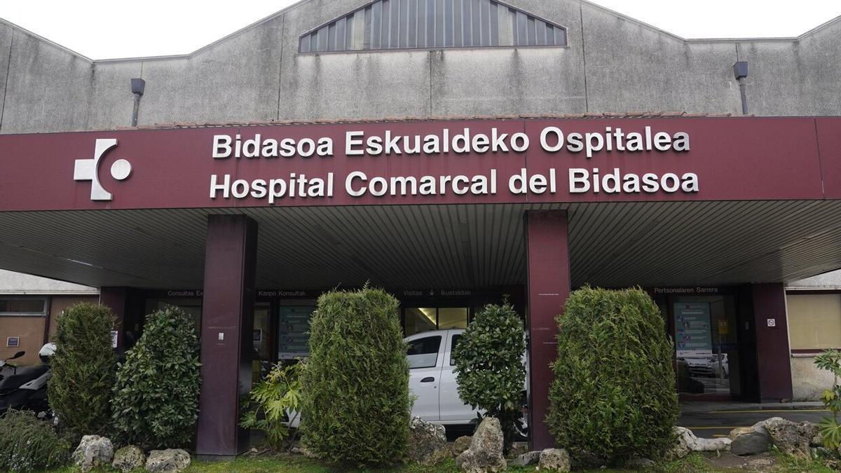 Entrada del Hospital del Bidasoa