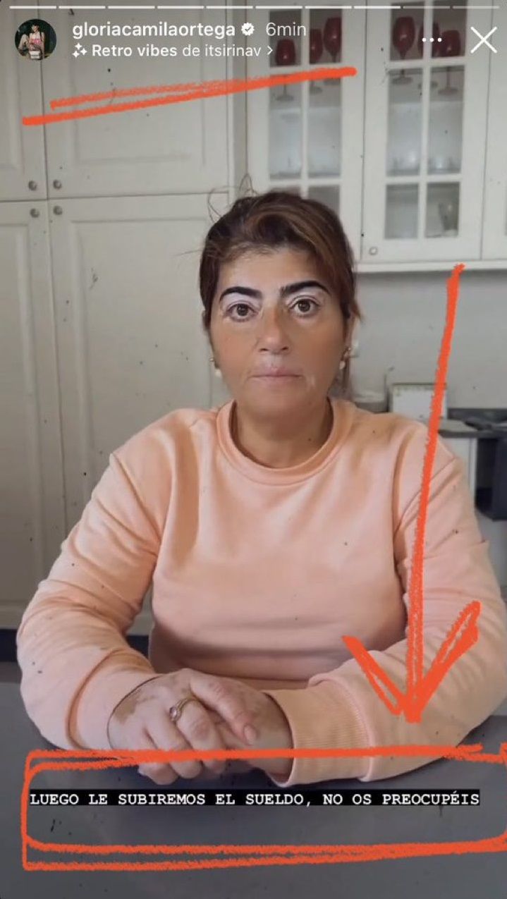 La reacción de la 'influencer' en sus stories.