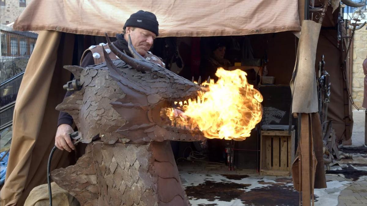 Edición anterior de la Feria Medieval de Zarautz.