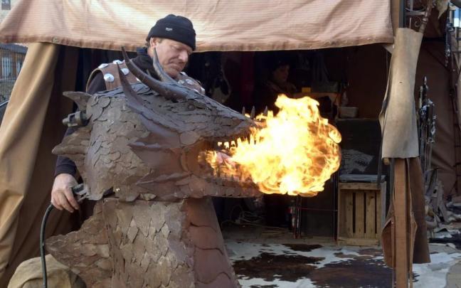 Edición anterior de la Feria Medieval de Zarautz.