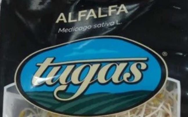 Imagen del producto afectado de salmonela.