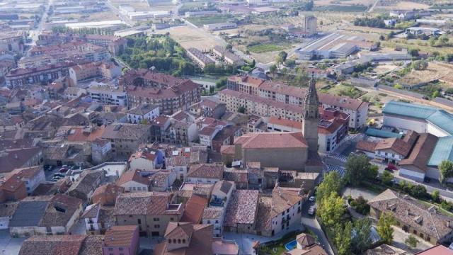 Oion a vista de pájaro / Quintas DFA Urbanismo Oion a vista de pájaro