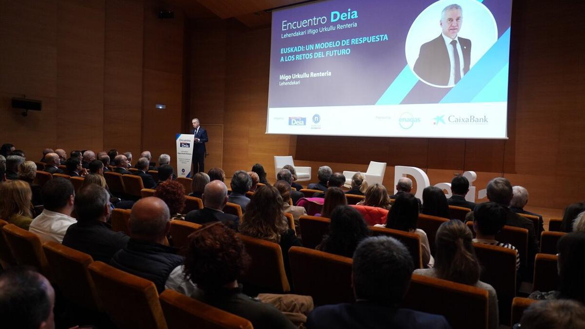 El encuentro organizado bajo el leitmotiv ‘Euskadi: un modelo de respuesta a los retos del futuro’.