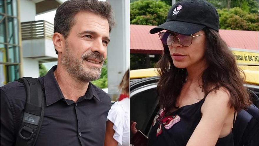 Rodolfo Sancho y Silvia Bronchalo en una de sus visitas a su hijo en Tailandia.