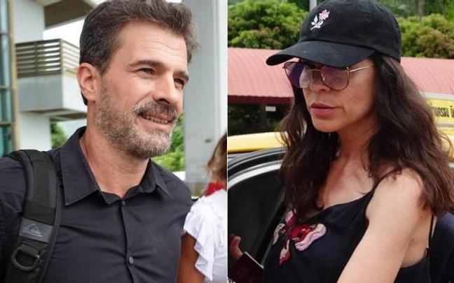Rodolfo Sancho y Silvia Bronchalo en una de sus visitas a su hijo en Tailandia.