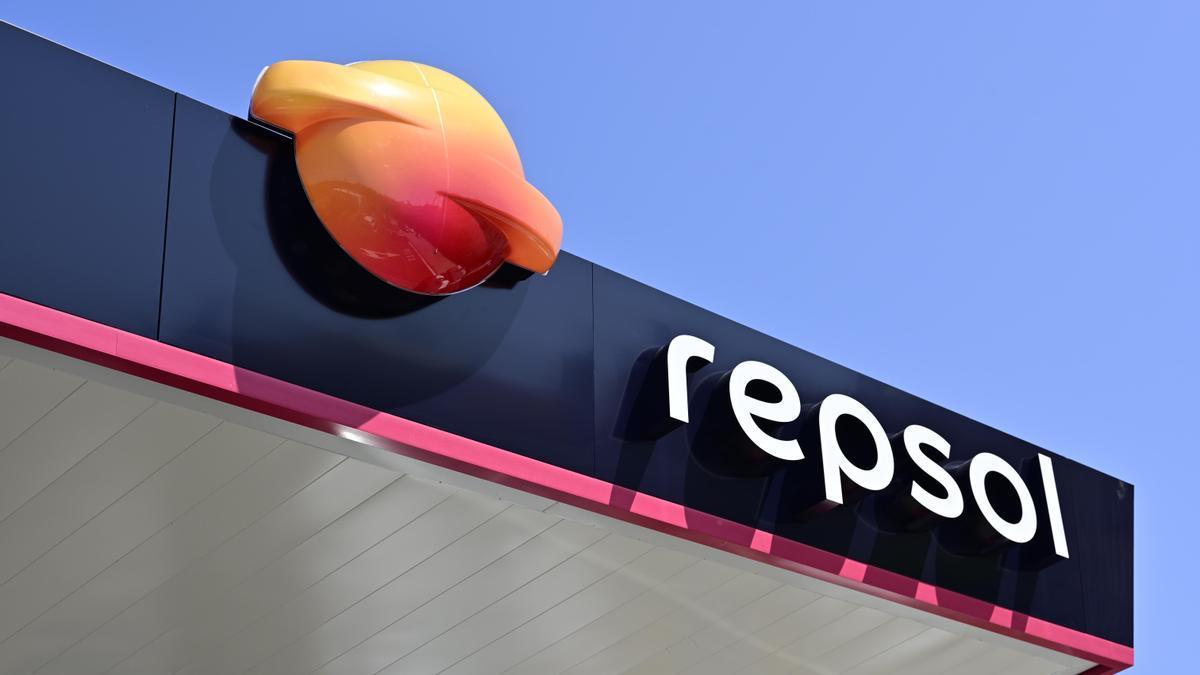 Estación de servicio de Repsol.
