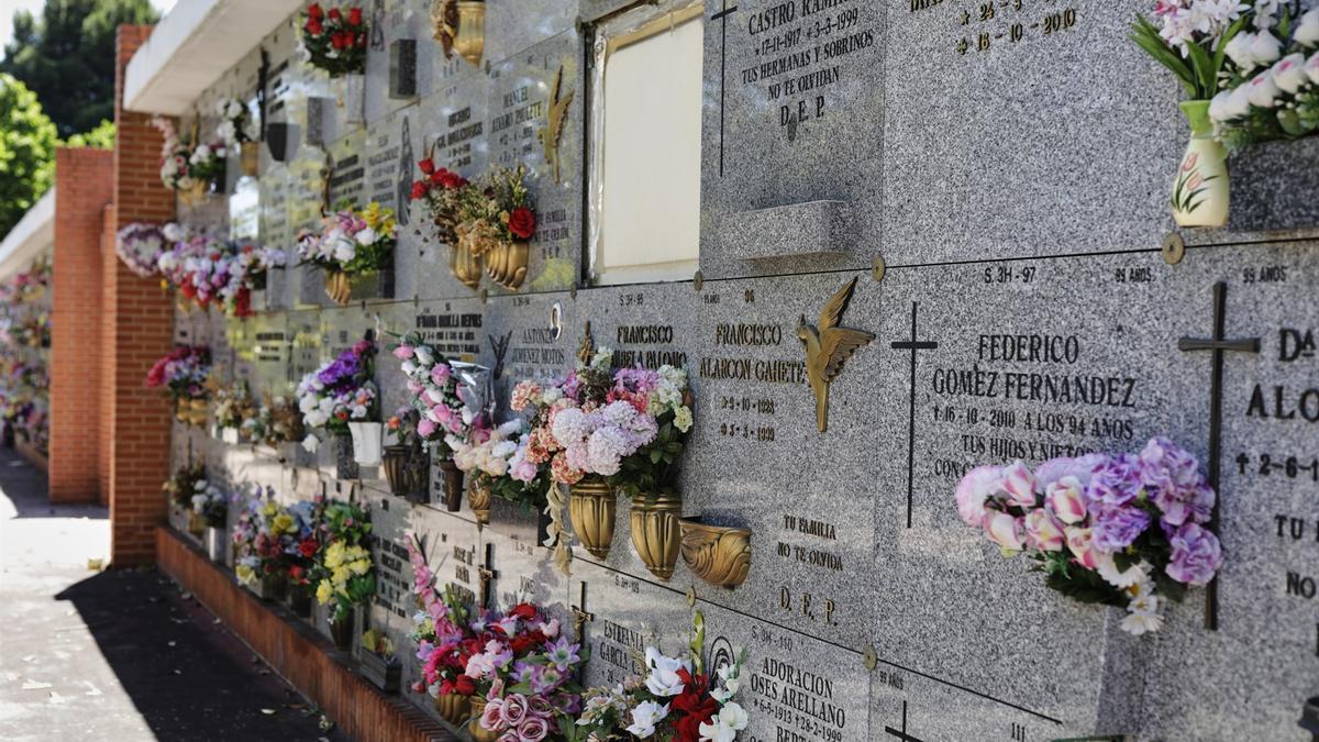 Nichos de un cementerio.