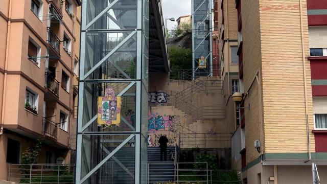 Ascensores de las calles san Pelayo y Aldapa