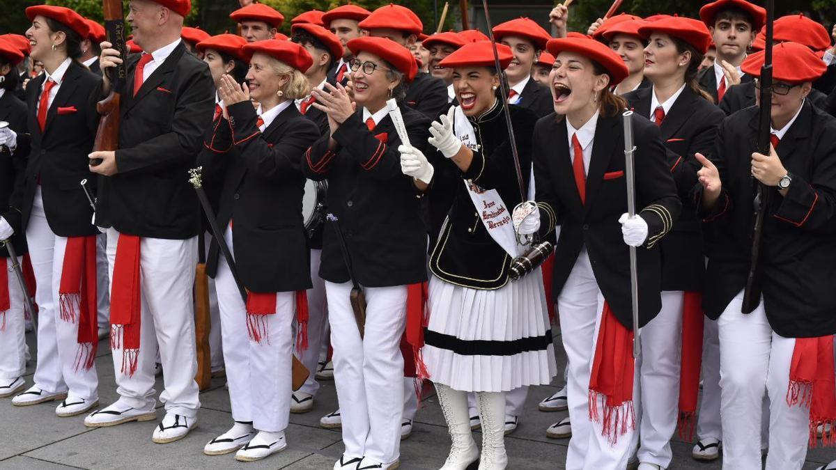 Imagen del Alarde Público de Irun el pasado año