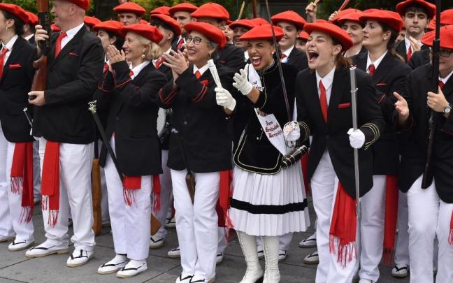 Imagen del Alarde Público de Irun el pasado año