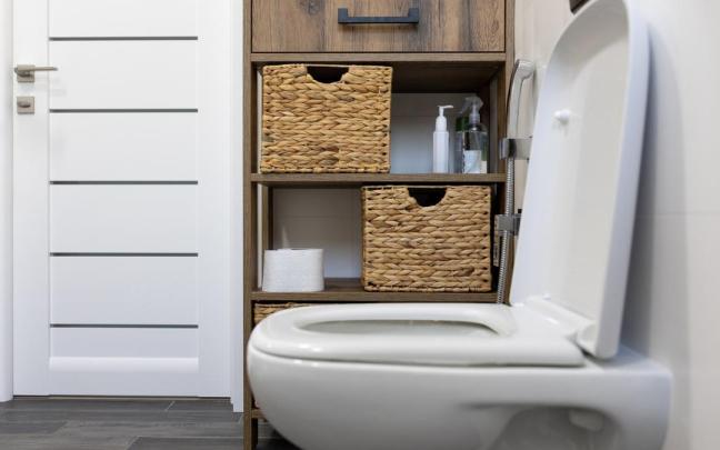 Imagen de un inodoro en el baño de una vivienda