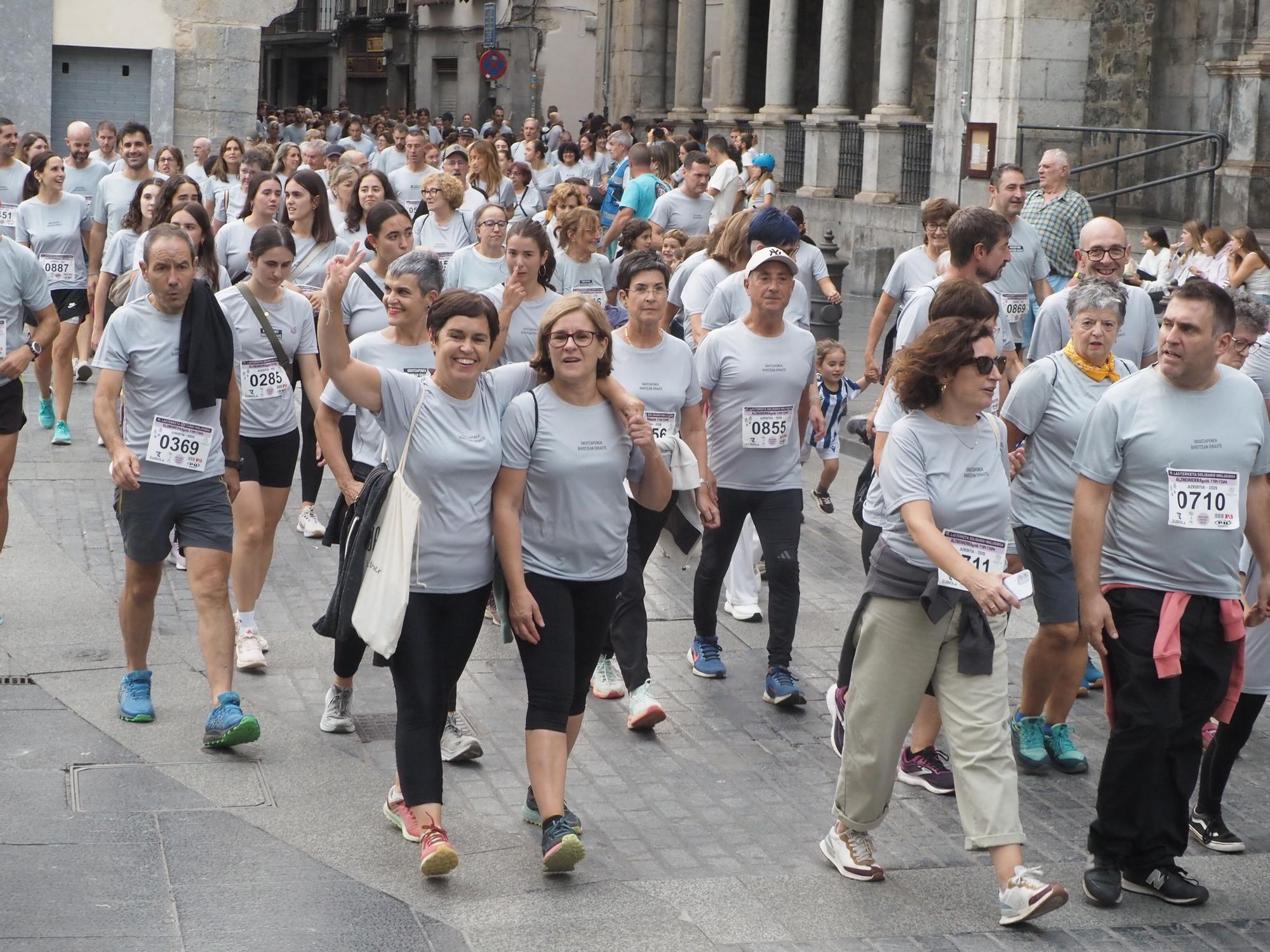 El buen ambiente y la solidaridad marcaron el desarrollo del encuentro del pasado 3 de octubre en las calles de Azkoitia.