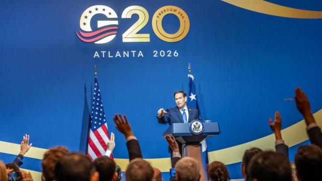 El secretario de Estado de Estados Unidos, Marco Rubio, ha sido el encargado de presidido el encuentro