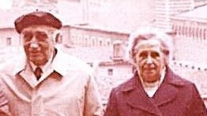 Tomás Ugarte e Iñazia Garaikoetxea.