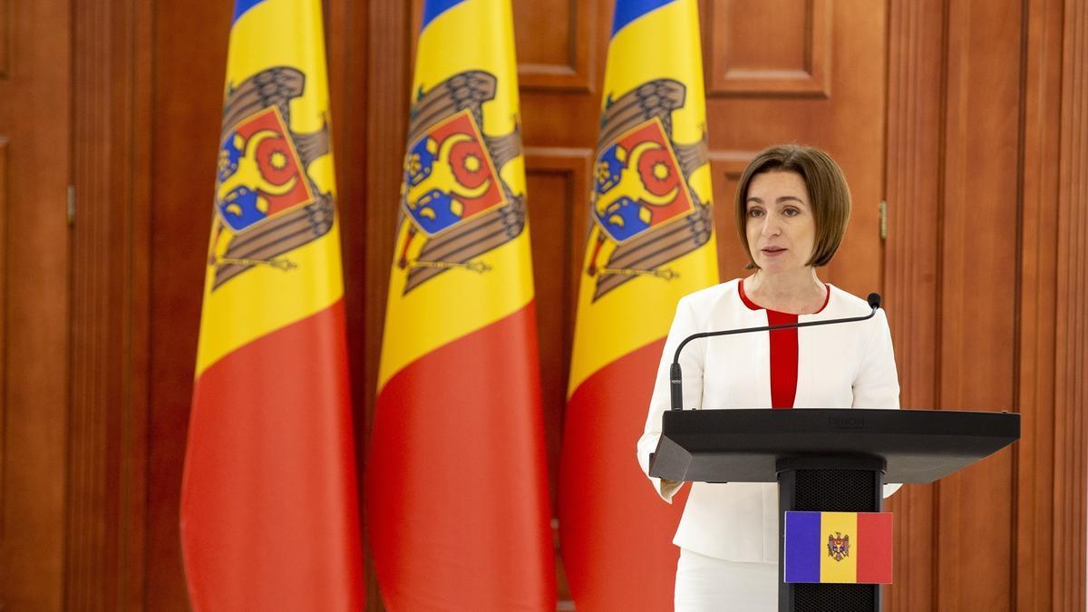Maia Sandu, presidenta de Moldavia, en una imagen de archivo.