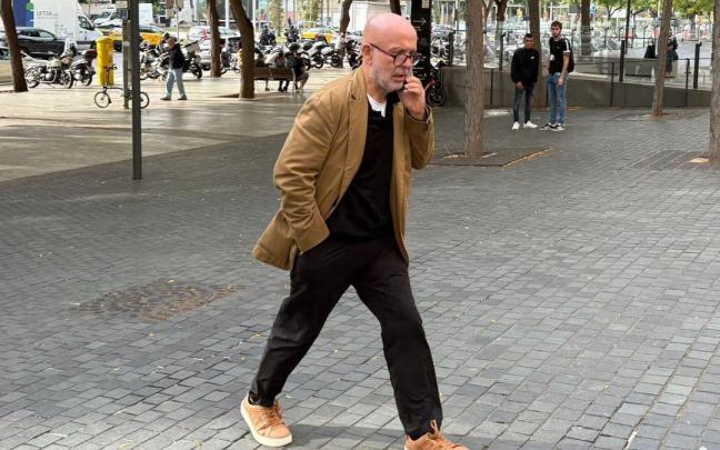 El abogado de Puigdemont, Gonzalo Boye, en la Ciutat de la Justícia.