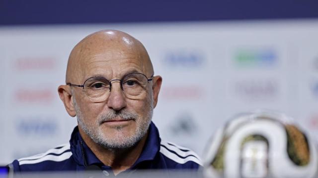 Luis de la Fuente en una rueda de prensa previa a la final del Mundial 2026