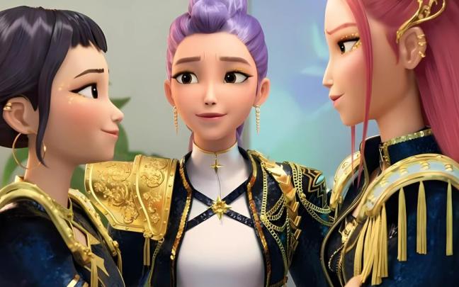 Fotograma de 'Las guerreras del K-pop' .