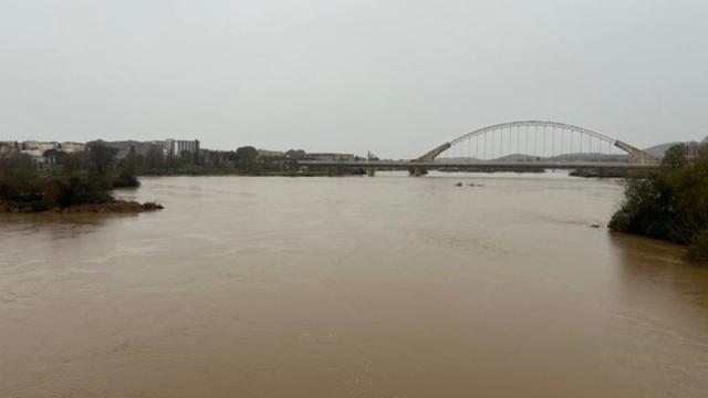 El río Guadiana a su paso por Mérida