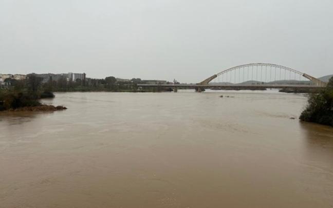 El río Guadiana a su paso por Mérida
