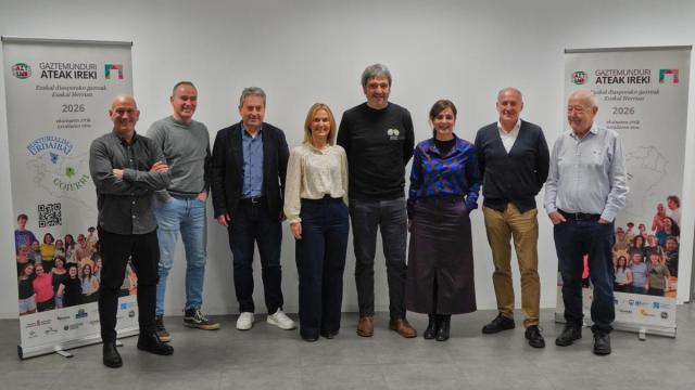 2026ko Ateak Ireki ekimenaren aurkezpena.