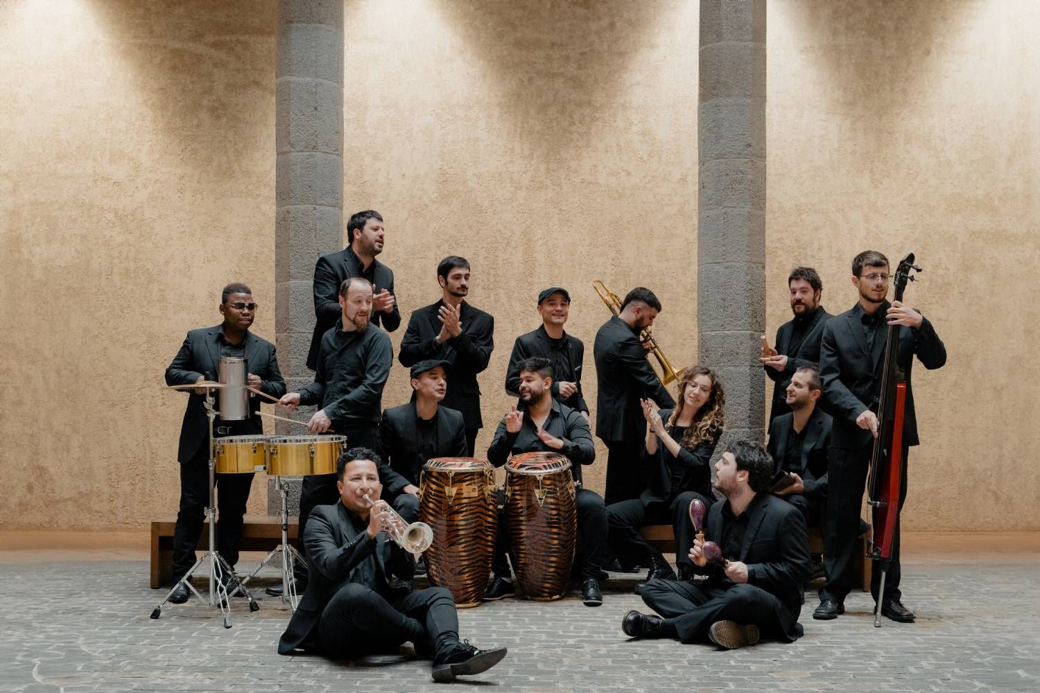 Goxua’n Salsa está compuesto por músicos colombianos y navarros.