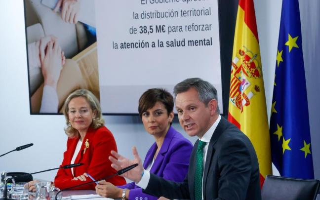 El ministro de Sanidad, José Miñones, en la rueda de prensa posterior al Consejo de Ministros El ministro de Sanidad, José Miñones, en la rueda de prensa posterior al Consejo de Ministros