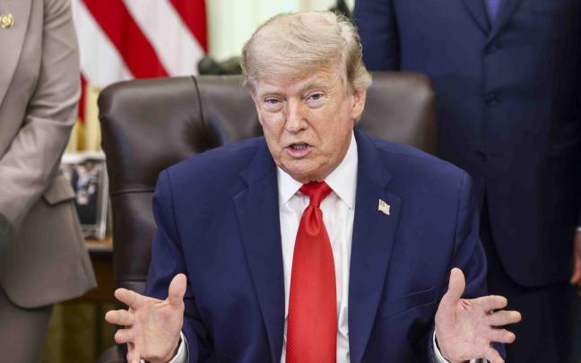 Imagen de archivo del presidente estadounidense, Donald Trump