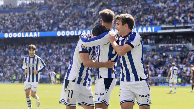 Los aficionados de Elgoibar también quieren aportar su apoyo a la Real Sociedad en su pelea por el título de Copa.