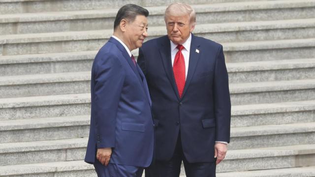 Donald Trump y Xi Jinping.