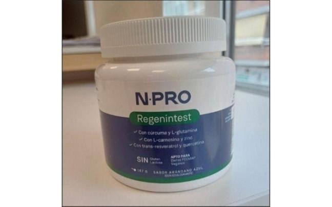 El complemento alimenticio 'N-PRO Regenintest'.