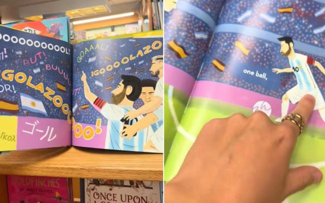 La tiktoker se encuentra un cuento de lo más curioso en una librería estadounidense.