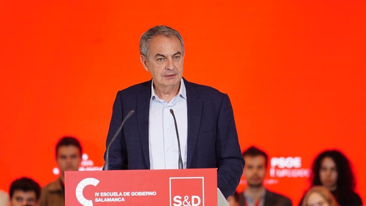 José Luis Rodríguez Zapatero, en un acto del PSOE de Castilla y León.