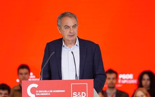 José Luis Rodríguez Zapatero, en un acto del PSOE de Castilla y León.