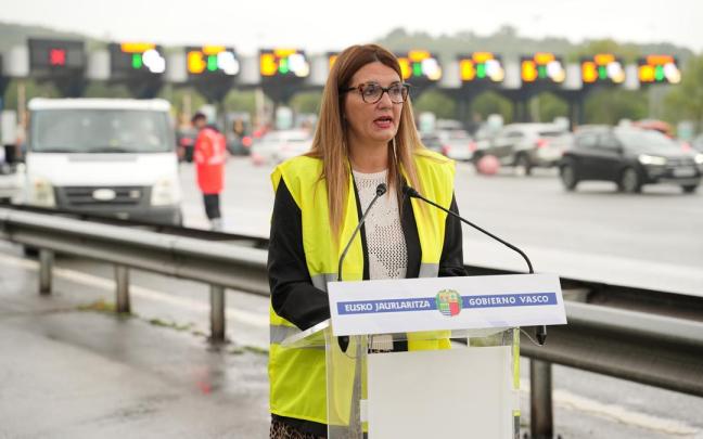 La directora de Tráfico del Gobierno Vasco, Estibaliz Olabarri