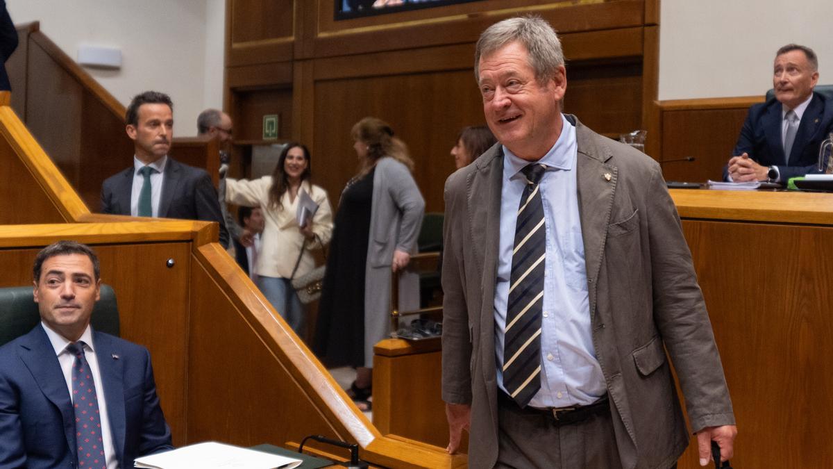 El consejero de Seguridad, Bingen Zupiria.
