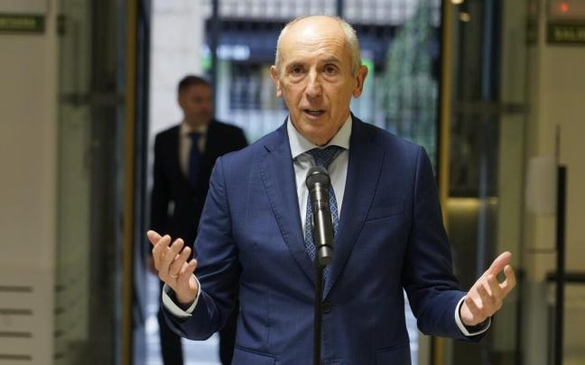 El vicelehendakari y consejero de Seguridad, Josu Erkoreka. El vicelehendakari y consejero de Seguridad, Josu Erkoreka.